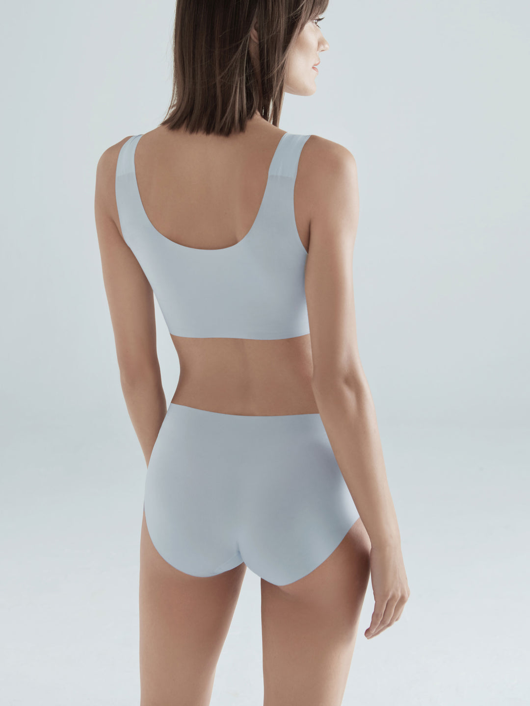 Cloud Comfort Seamless Bra Set Baby Blue
