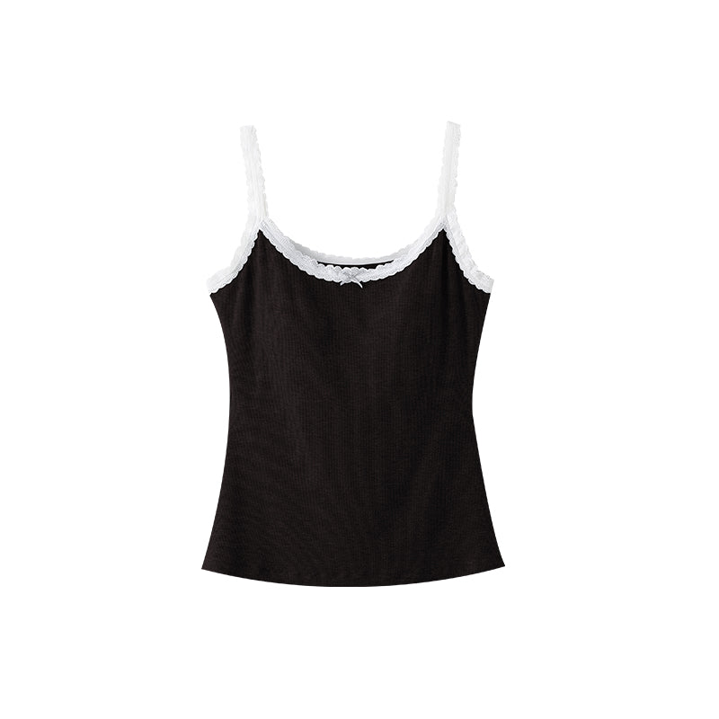 Lace Cami with Spaghetti Straps