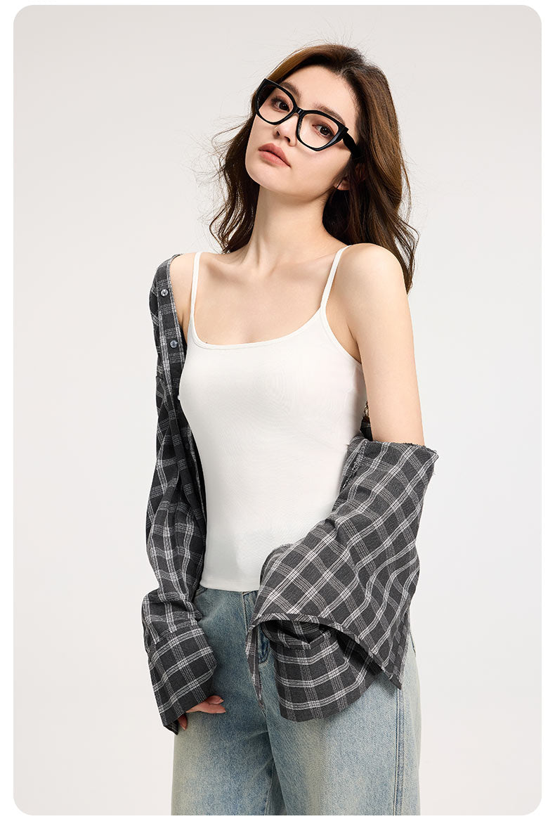 Slim-Strap Tank Top