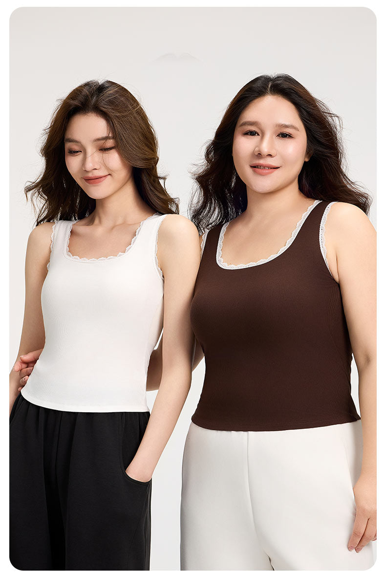 Contrast Strap Cami Top