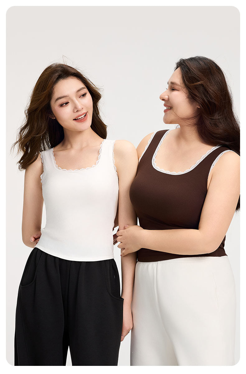 Contrast Strap Cami Top