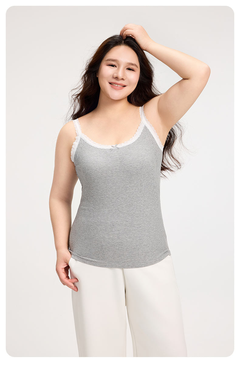 Lace Cami with Spaghetti Straps