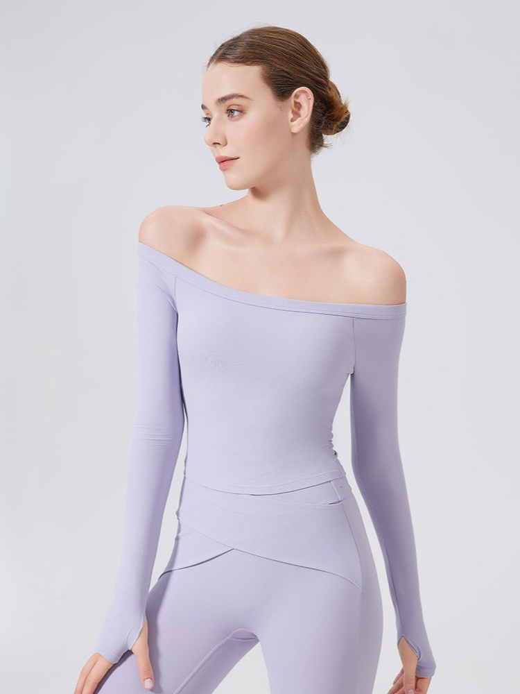 NuMotion Core NakedFeel Off-Shoulder Sculpt Top