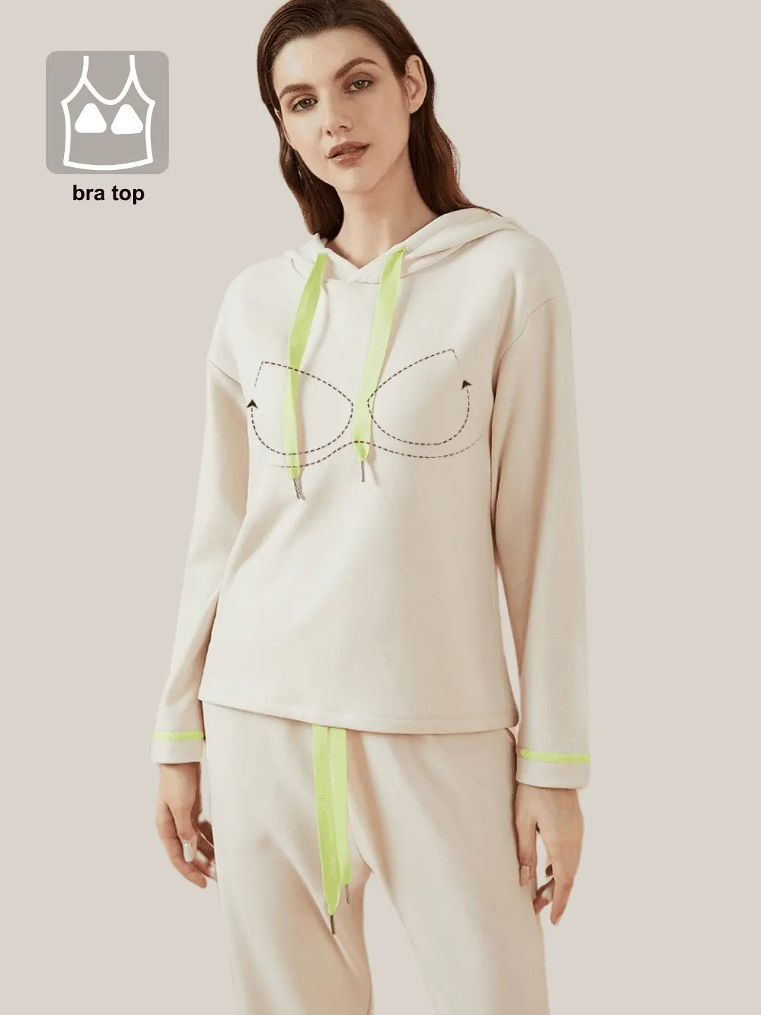Cozy loungewear that still looks polished NuLounge Thermal Pajamas Hoodie Set styled as a clean WFH set