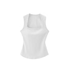 Square Neck Wide Strap Tank Top