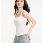 Square Neck Wide Strap Tank Top