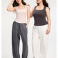 Square Neck Wide Strap Tank Top