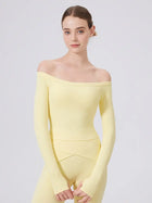 NuMotion Core NakedFeel Off-Shoulder Sculpt Top Nuage
