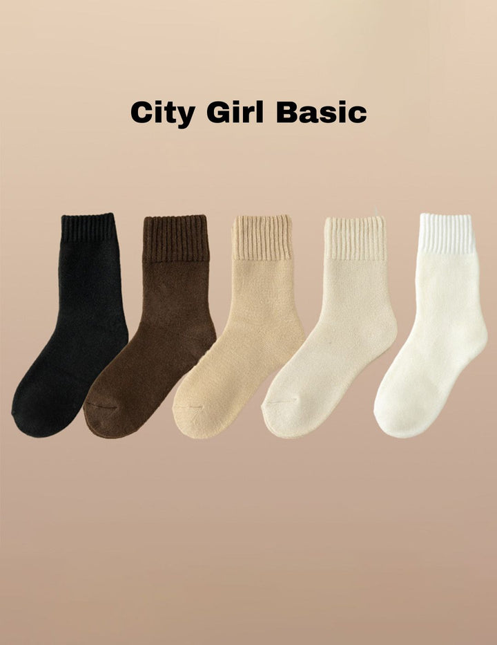 Le kit de 5 paires de chaussettes chaudes Cloud 
