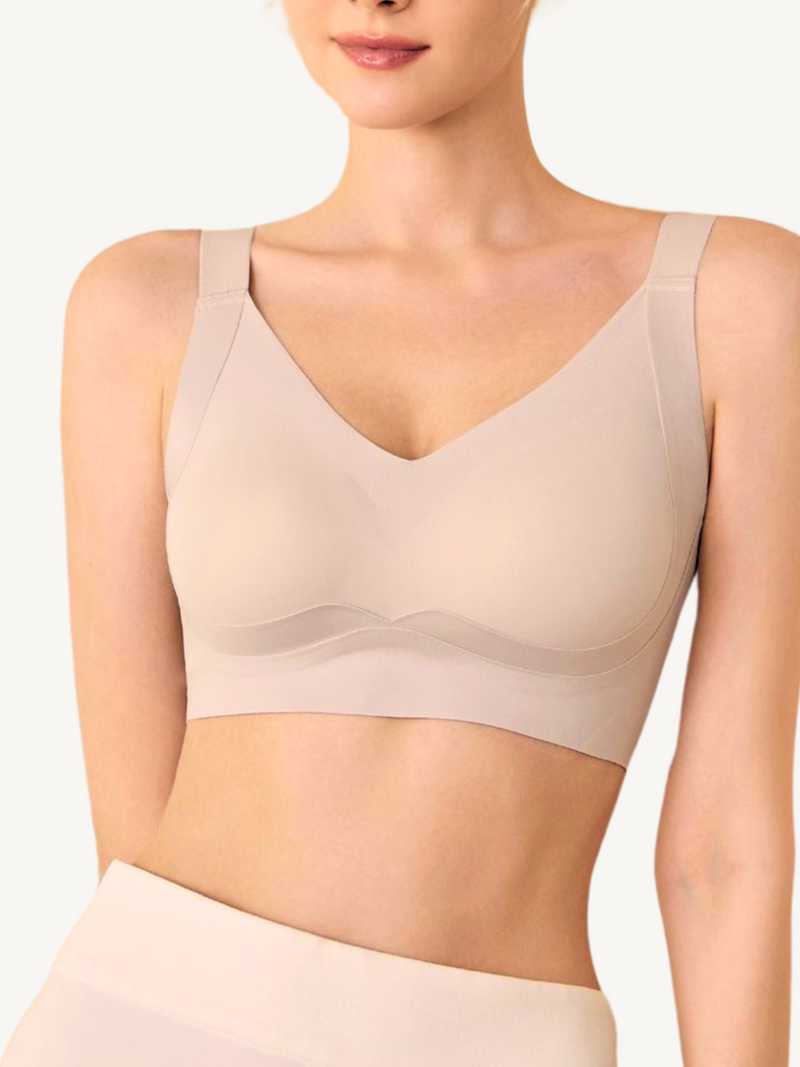 Side Support Full-Cup Back-Hook Bra