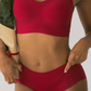 NuCloud Red Holiday Bra Set