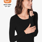 Ensemble de sous-vêtements thermiques légers et chauds 