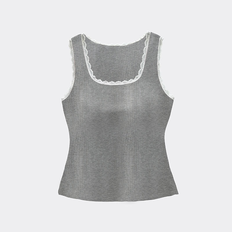 Contrast Strap Cami Top