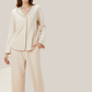 NuLounge Thermal Pajamas Collared Neck Set