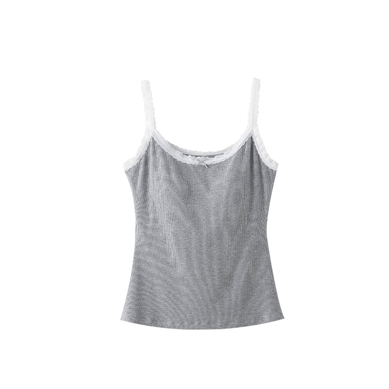 Lace Cami with Spaghetti Straps