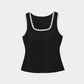 Contrast Strap Cami Top