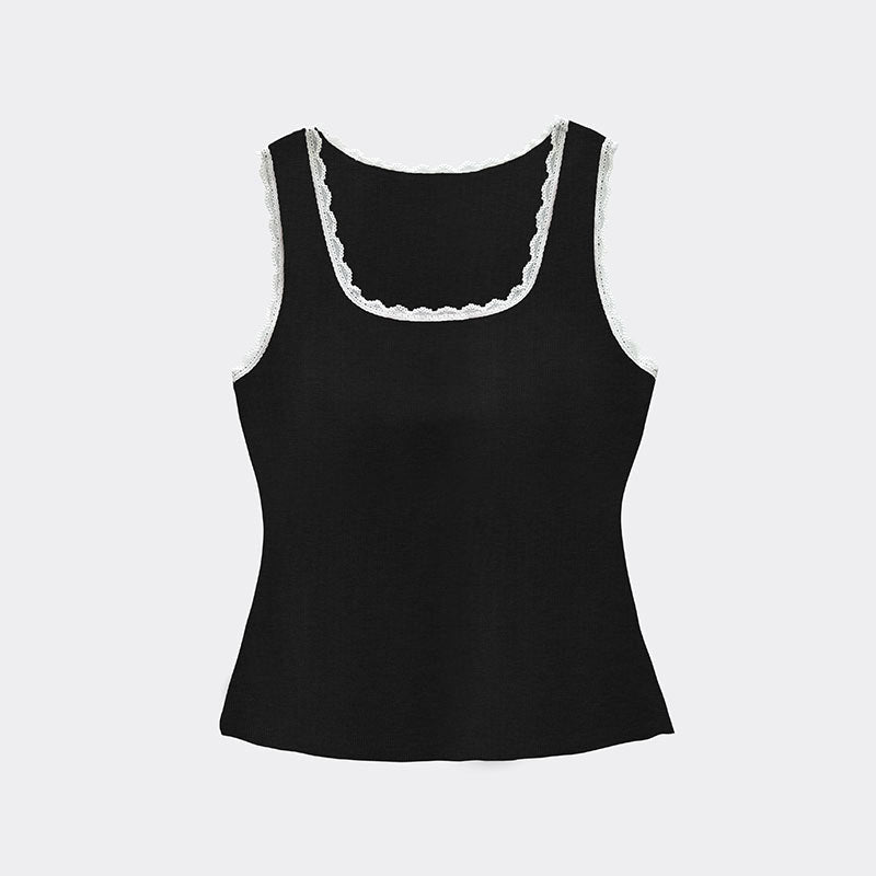 Contrast Strap Cami Top