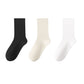 Chaussettes mi-mollet côtelées (lot de 3)