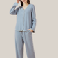 NuLounge Thermal Pajamas Collared Neck Set