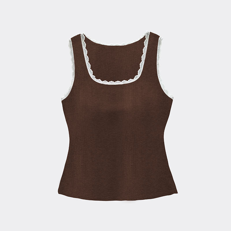 Contrast Strap Cami Top