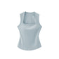 Square Neck Wide Strap Tank Top