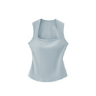 Square Neck Wide Strap Tank Top