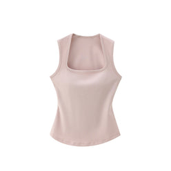 Square Neck Wide Strap Tank Top