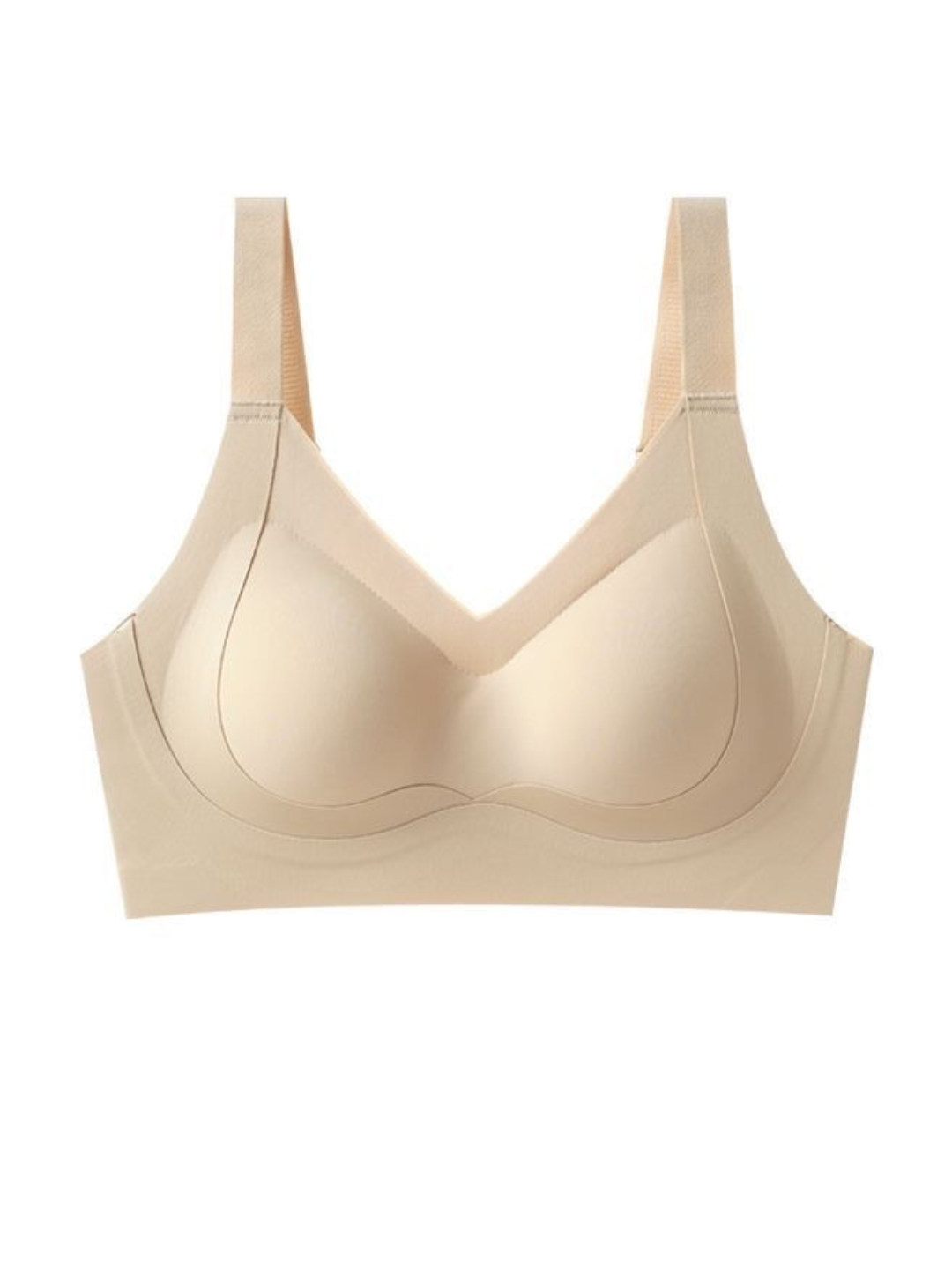 Soutien-gorge à bonnets entiers avec agrafes dans le dos et maintien latéral