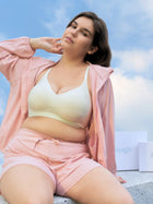 Wireless Soft Stay-Put Bra Pull Over Nuage