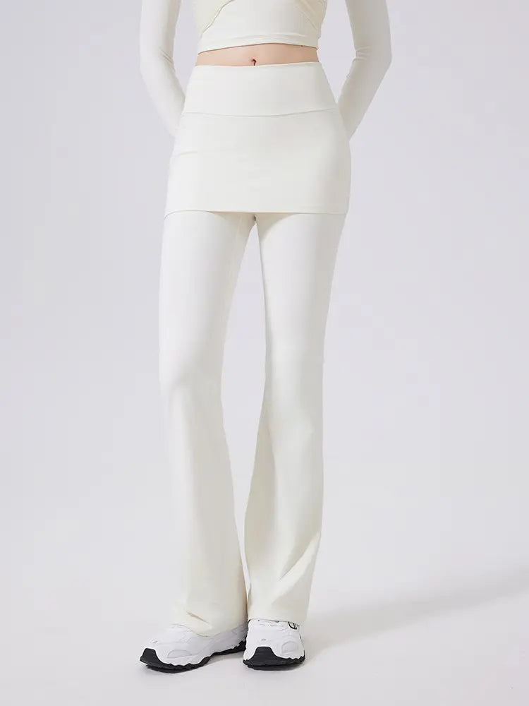 NuMotion Core NakedFeel Sculpt Scrunch Skirt Leggings Nuage