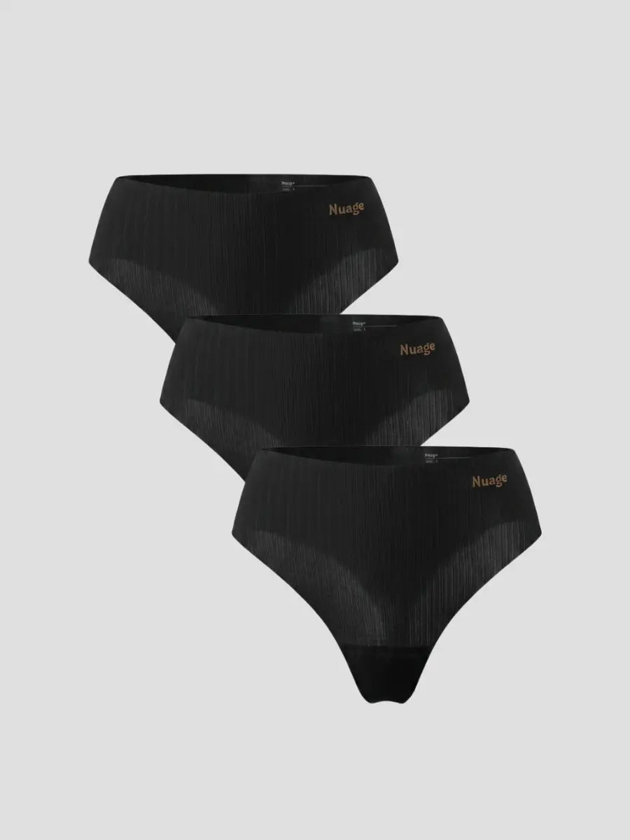 Nuair Mesh FlexShield Thong (3-Pack) Nuage