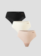 Nuair Mesh FlexShield Thong (3-Pack) Nuage