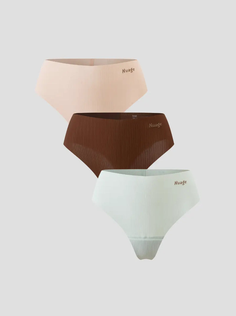 Nuair Mesh FlexShield Thong (3-Pack) Nuage