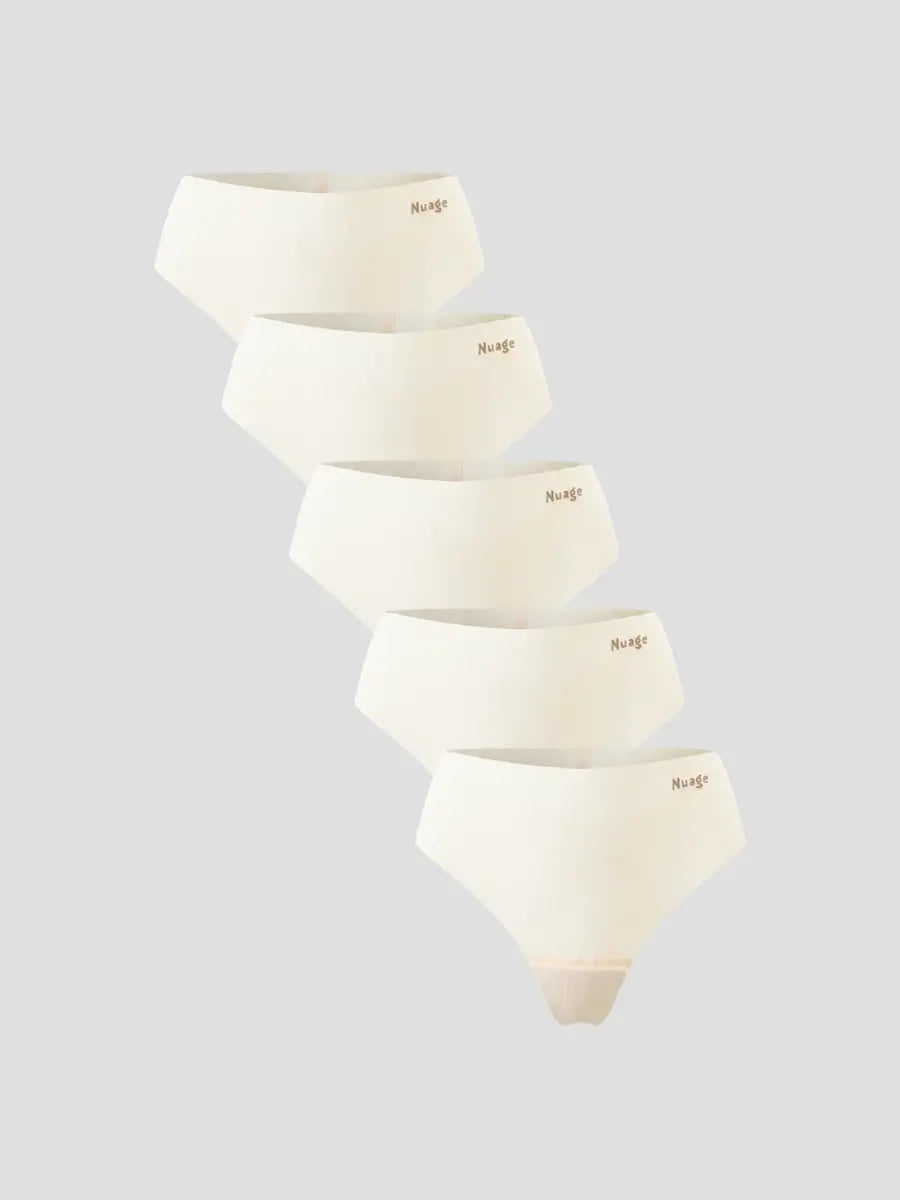 Nuair Mesh FlexShield Thong (5-Pack) Nuage