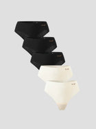 Nuair Mesh FlexShield Thong (5-Pack) Nuage