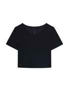 T-shirt ras du cou avec soutien-gorge intégré