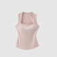 Square Neck Wide Strap Tank Top