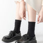 Chaussettes mi-mollet côtelées (lot de 3)