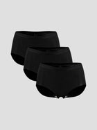 NuAir Mesh Raw seamless black briefs 3-pack with breathable, ultra-light mesh fabric and raw-cut edges for a no-line look