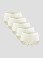 NuAir Mesh Raw seamless breathable mesh briefs 5-pack in white