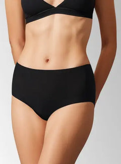 Person wearing a NuCloud Black Brief  on a plain background