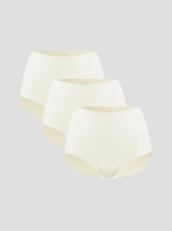 NuCloud Original High-Rise 3-pack seamless high-rise briefs with stretchy, breathable fabric and full coverage