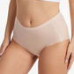 NuCloud Original High-Rise ultra-soft seamless high-rise brief in nude color with full coverage and breathable fabric