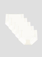 NuCloud Original Mid-Rise Brief 5-pack with raw-cut edges, full coverage, no visible panty lines, and 100% cotton gusset