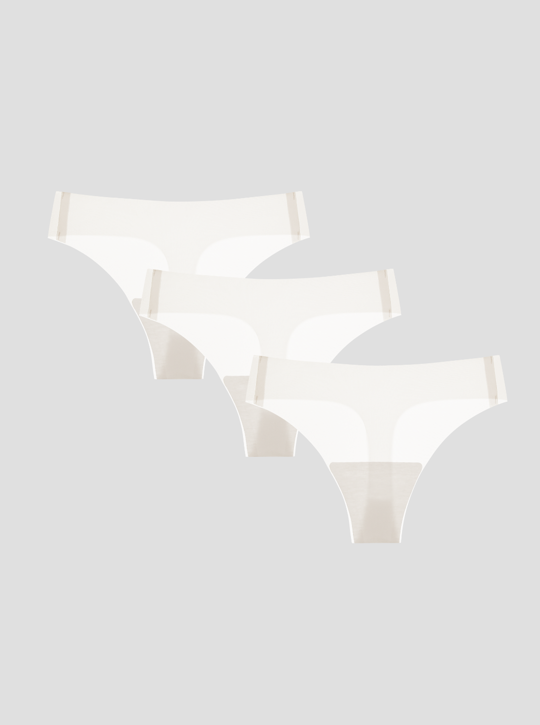 Set of NuCloud Original Thong on a light gray background