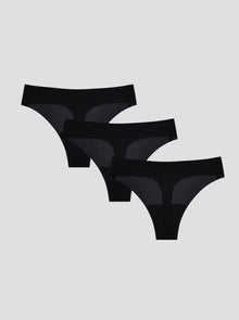 Three NuCloud Original Thong on a light gray background