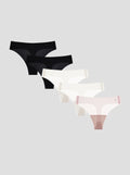 Set of NuCloud Original Thong（5-Pack）underwear on a light gray background