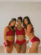 NuCloud Red Holiday Bra Set Nuage