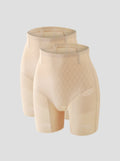 NuForme Lifting Boxer 2-pack beige shaping boxer briefs with 3D contouring and waist tummy control