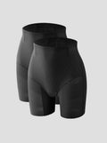 NuForme Lifting Boxer 2-pack black shaping boxer briefs with 3D contouring and targeted compression zones for booty lift and tummy control
